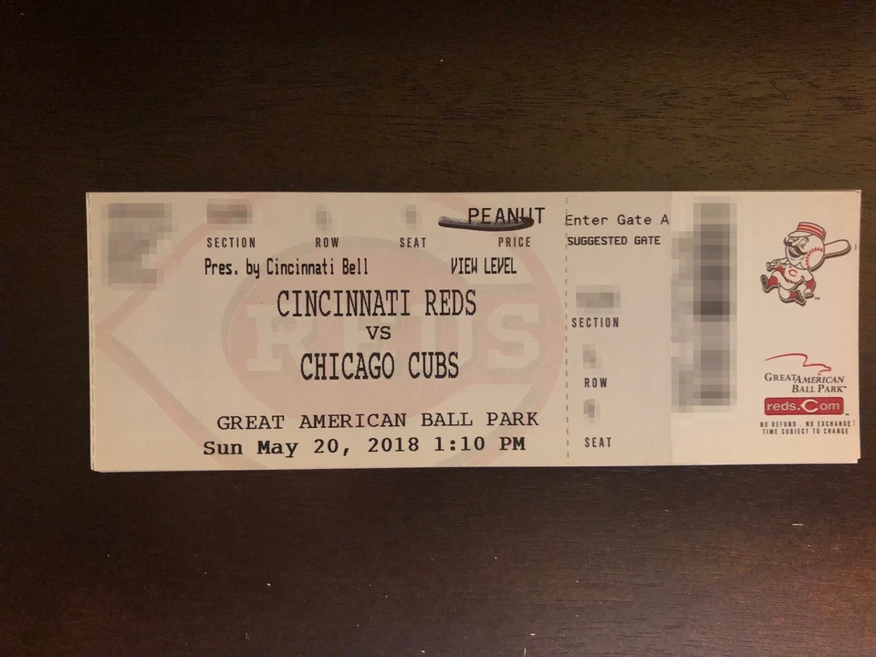 2018 Cincinnati Reds Top Moments at Great American Ballpark - Individual Tickets - Image 1 of 4
