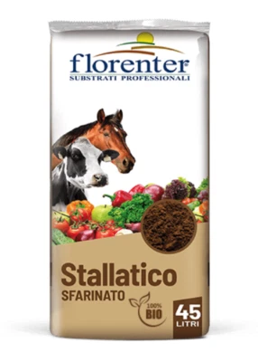 FLORENTER Stallatico sfarinato concime ammendante naturale in sacco da 50 litri