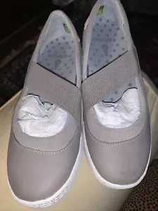 Ahnu Size 5.5 Medium US/36.5 EU / Taupe Telegraph Leather Casual Sneaker NEW - Picture 1 of 5