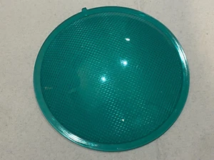 Australian 21cm Traffic Light Lens Green.(Small Ripples inside) - Picture 1 of 2