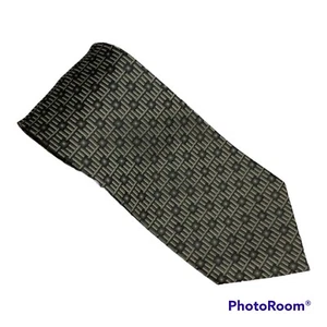 Croft & Barrow Mens Necktie 100% Silk Geometric Business Dress Classic Formal  - Picture 1 of 11