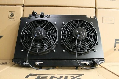 Fits Toyota Cressida MX83 FENIX Alloy Radiator & Fan Shroud Kit Stealth GEN II - Image 1 of 4