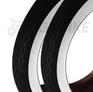 Pair of 26x4.0 Fat Bike Tire White Wall Sand Storm Chao Yang 60 TPI Wide Tires - Picture 1 of 3