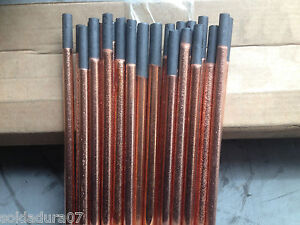 14 Elektroden Graphit Beschichtet Kupfer 10 X 305 MM Bogen Luft Hinterschnitt