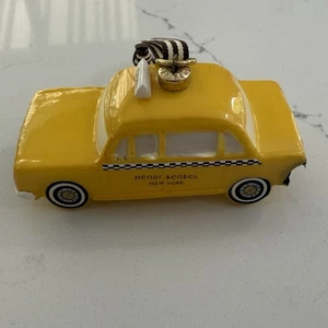 Henri Bendel Taxi Ornament *PLEASE READ. DAMAGE* - Picture 1 of 8