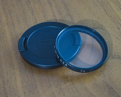 Фильтр объектива Leitz Leica 39 мм SL Skylight - черный - винтажный - Изображение 1 из 4