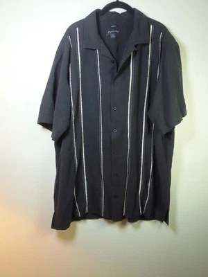 Joseph & Feiss 100% Silk Camp Shirt 2XLT Sopranos Hipster Dad Mob Backyard BBQ - Image 1 of 4