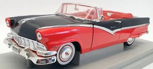 Ertl 1/18 Scale Diecast 7258 - 1956 Ford Sunliner - Red/Black - Picture 1 of 5