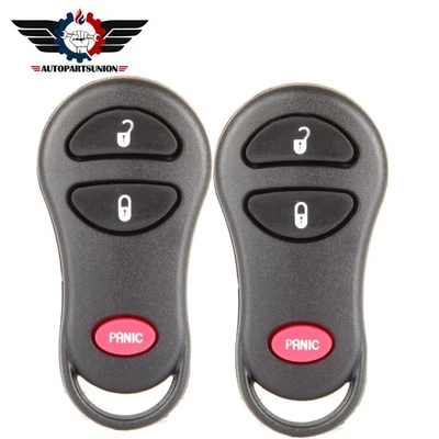 2 Remote Car Key Fob fits Chrysler Prowler Dodge Ram 2001 2002 2003 2004 2005 - Изображение 1 из 4