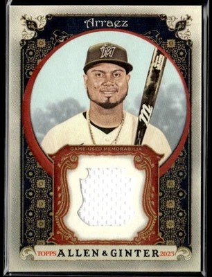 L53,850 - 2023 Topps Allen and Ginter Relics #AGRBLA Luis Arraez - Image 1 of 2