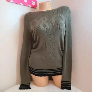 Maglione girocollo Dolce & Gabbana a costine manica lunga taglia M/L - Foto 1 di 8