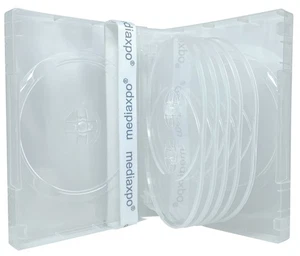 10 Clear 12 Disc DVD Cases - Picture 1 of 4