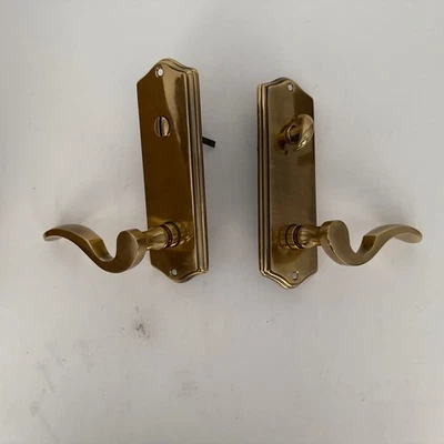 Emtek 8022CUS7LH 7” Stretto Concord juego de privacidad monocilíndrico latón Foto 1 de 4