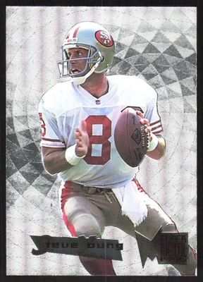 8625I 1995 Fleer Metal #50 Steve Young Silver Flashers - Image 1 of 2