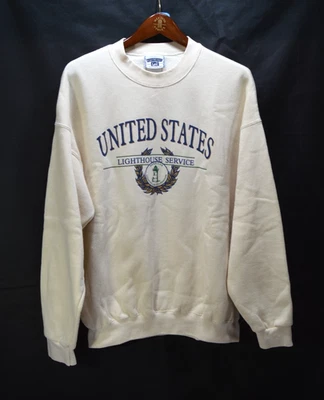 Sudadera Lee Heavyweight Estados Unidos Lighthouse Service X-Large rara de colección Foto 1 de 4
