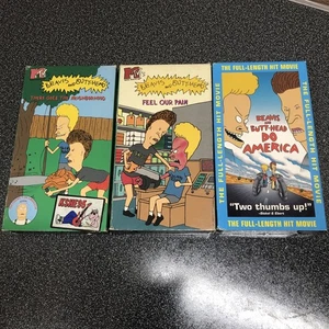 Beavis and Butthead VHS Feel our pain￼, There goes the neighborhood, Do America - Picture 1 of 10