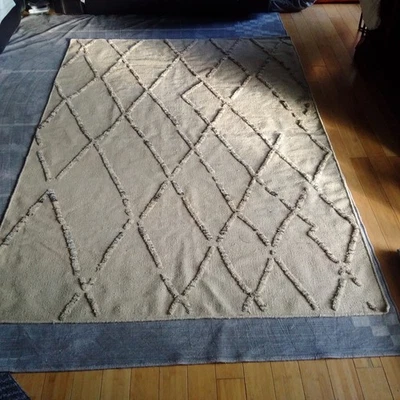 Loloi Adler AW-02 White Sand 5x7.6 Area Rug - Image 1 of 2