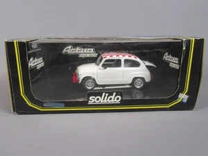 D62 Solido 8502 Fiat Abarth 850 TC 1963 Blanc 1:18 En Boîte Actua High Tech - Picture 1 of 21