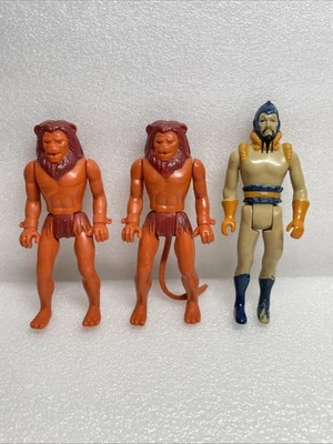 "Lote de figuras de colección 1979 Mattel Flash Gordon Ming the Merciless Lion Man 3,75""" Foto 1 de 2