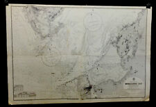 ANTIQUE ADMIRALTY  CHART. No.2010. MORECAMBE BAY. 1916 Edition.