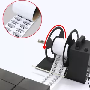 Máquina herramienta rebobinadora bidireccional de etiquetas de código de barras automática 120 mm - Imagen 1 de 9