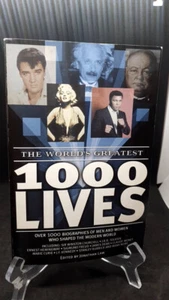 The World's Greatest 1000 Lives By Jonathan Law Biography Large Paperback Book - Picture 1 of 5