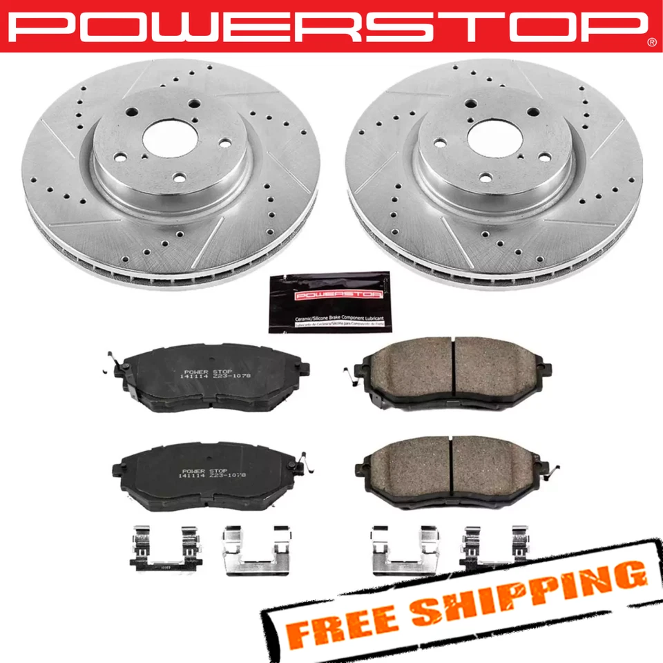 Power Stop K4603 1-Click Z23 Evolution Sport Brake Kit for 15-19 Subaru WRX Foto 1 de 2