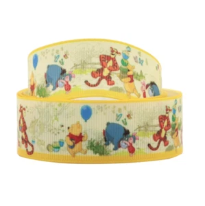 Grosgrain Winnie the Pooh Disney Ribbon 1" 25mm - Picture 1 of 1