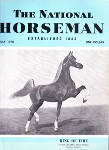 Saddlebred, Tennessee Walking Horse "VINTAGE" National Horseman July 1970!!! - Bild 1 von 5