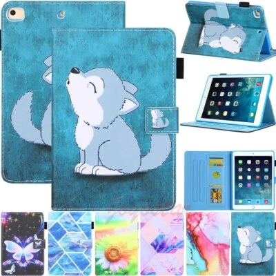 For iPad 5th 6th 7th 8th Gen/Mini/Air/Pro Magnetic Flip Stand Leather Case Cover - Image 1 of 4