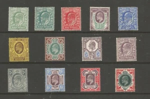 EDWARD VII MOUNTED MINT SELECTION TO TO TO 1/- CAT £750 MINIMUM - Picture 1 of 2