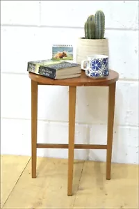 Vintage Table Coffee Side Folding Bedside Teak Danish Design - Picture 1 of 6