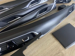 BMW G30 G31 M rendimiento acabado interior mate 9 piezas fibra de carbono lhd - Imagen 1 de 11