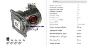 MOTEUR POMPE HYDRAULIQUE 24V 1 KW LINDE ECIA HPI TRANSPALETTE ELECTRIQUE T18 - Picture 1 of 1
