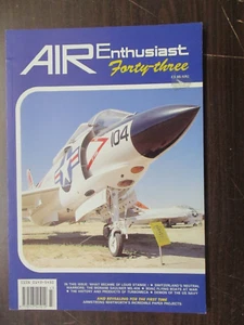 AIR ENTHUSIAST MAGAZINE #43 1991 LOUIS STRANGE TURBOMECA BOAC FLYING BOATS - Picture 1 of 2