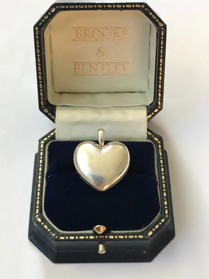 Pandora ALE 925 Plata Corazón Medallón Colgante con Circonita Cúbica Colgante Corazón Foto 1 de 4