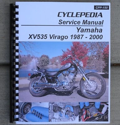 1987-2000 Yamaha Virago 535 XV535 SERVICE & REPAIR MANUAL - Image 1 of 3