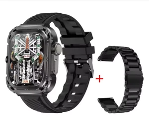 Montre Connectée Z85 Max Ultra, Ultra, Fitness Smart Watch Tout Noir 2" Étanche - Photo 1 sur 10