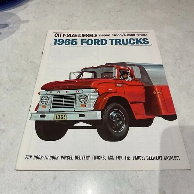1962 Ford Diesels C-6000 7000 N-6000 7000 Trucks Sales Brochure - Vintage - Image 1 of 4