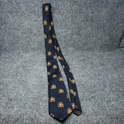 VINTAGE Bugs Bunny Warner Bros Neck Tie Mens Navy Blue Looney Tunes Necktie - Image 1 of 4