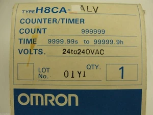 New Omron Counter/Timer H8CA-ALV 24-240VAC - Picture 1 of 2