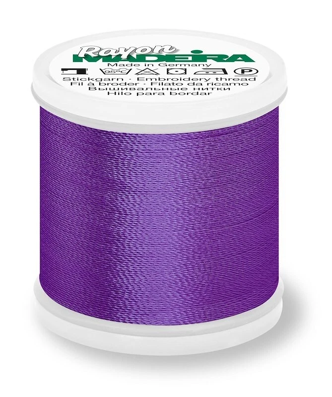 Madeira Rayon 40 machine embroidery thread 1000m spool color 1112 light purple - Image 1 of 1