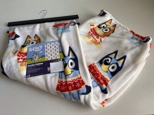 "Azul y Bingo Usando Suéteres de Navidad Tiro Suave Manta de VACACIONES 50 X 70""" - Imagen 1 de 13