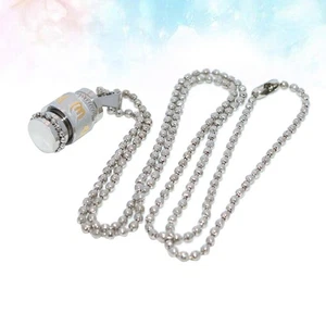  2 Count Kettenanhänger Edelstahl Schmuck Halskette Geschenkkette - Picture 1 of 12