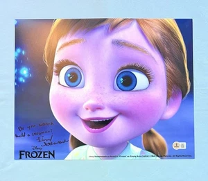 LIVVY STUBENRAUCH HAND SIGNED AUTOGRAPHED 11x14 PHOTO BAS COA BN28812 frozen - Picture 1 of 4