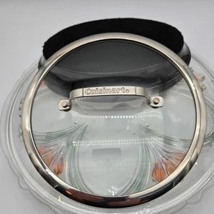 Cuisinart 9" Vidrio Acero Inoxidable Tapa de Repuesto 8.5" Borde Interior - Imagen 1 de 6