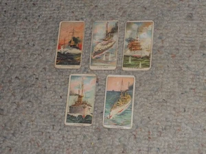(5) 1910er USS Navy U.S. Warship Schlachtschiff Karten Lot - EXTREM SELTEN LESEN!!! - Bild 1 von 4