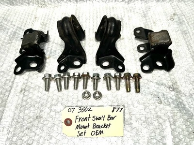 03-08 Juego de soportes y pernos de montaje de barra estabilizadora inferior superior delantera Nissan 350z OEM Foto 1 de 4