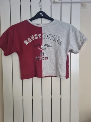 Girls Harry Potter Cropped T-shirt Age 12-13 Years Primark - Image 1 of 4