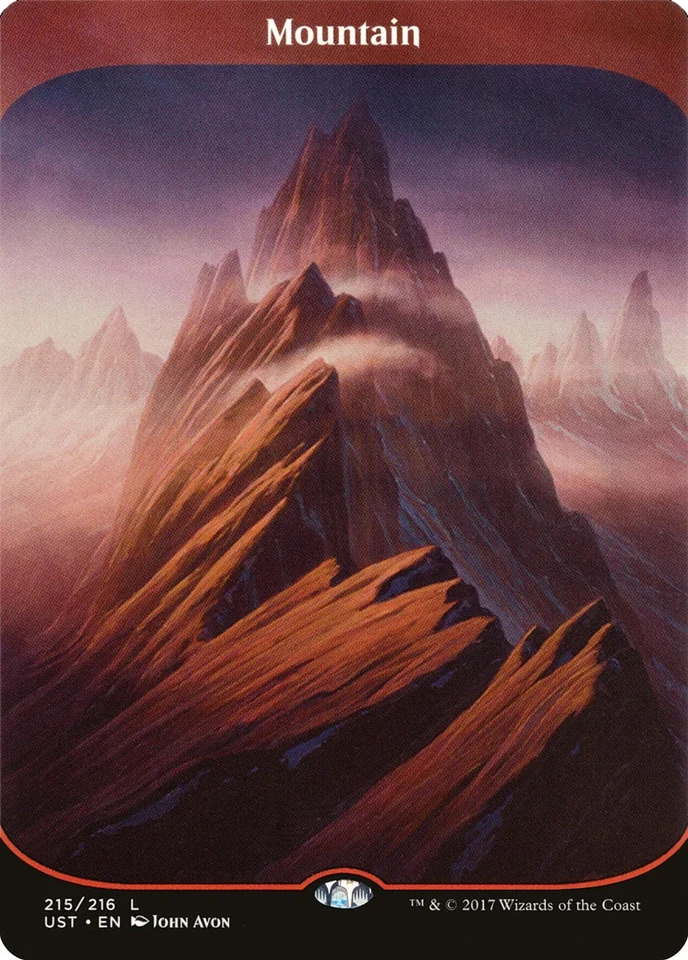 Mountain (Full-Art) Unstable NM Extended / Full Art Textless CARD ABUGames - Image 1 of 1